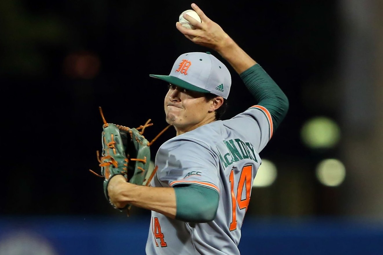 Marlins sign former Miami Hurricane Evan McKendry to minor league deal - Rumors