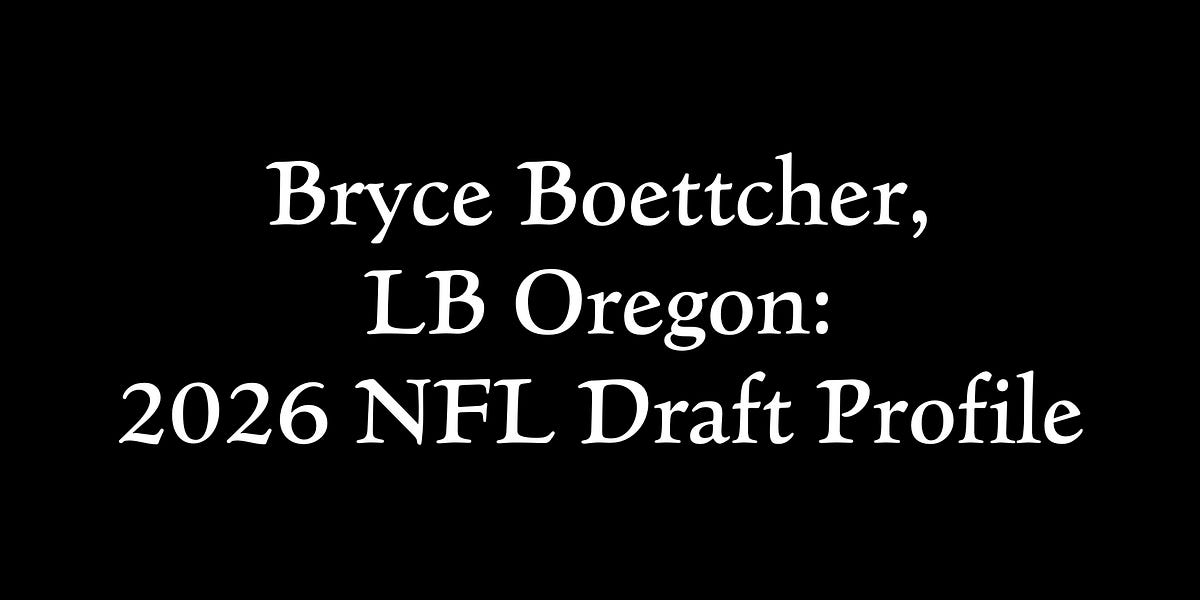 2026 NFL Draft Profile & Scouting Report