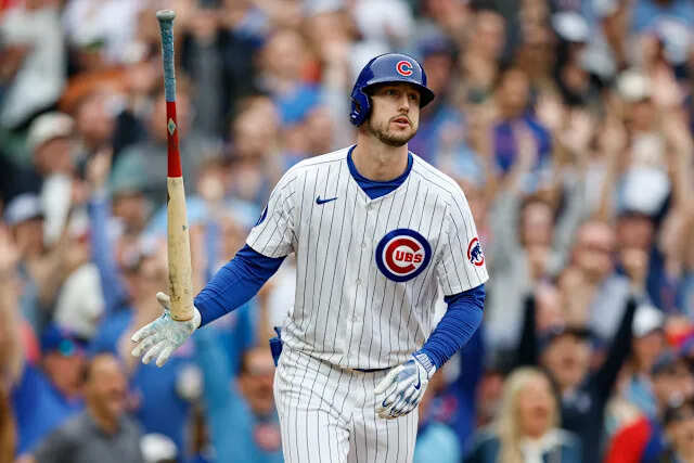 Kyle Tucker of the Chicago Cubs (Image via Getty) Kyle Tucker of the Chicago Cubs