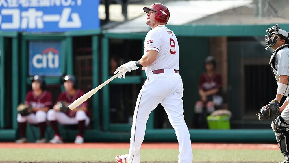 Tohoku Rakuten Golden Eagles player Voit [Photo: provided by the team]