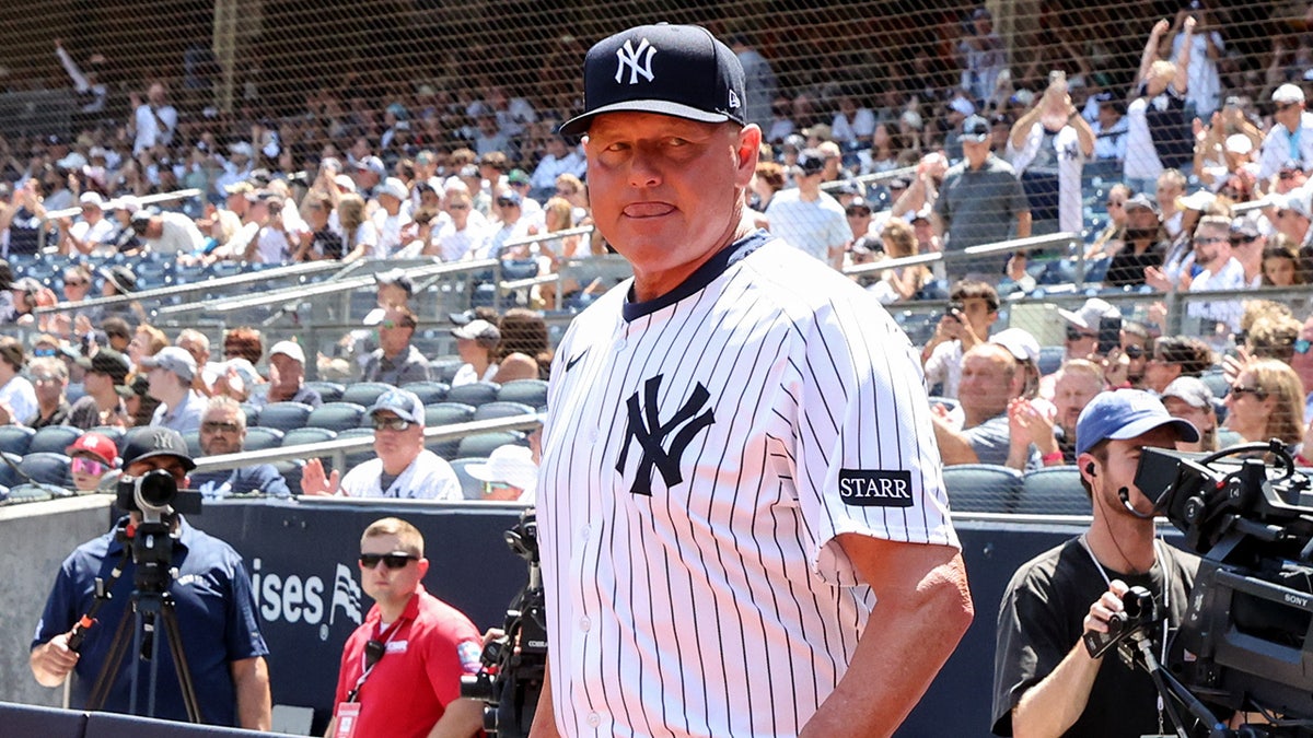 Roger Clemens at Old Timer's Day