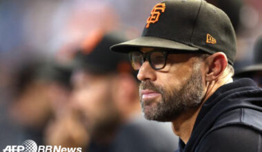 Kapler's image when he was the San Francisco coach. 사진=ⓒAFPBBNews = News1