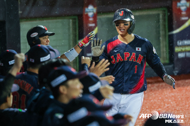 Shota Morishita (25, Hanshin Tigers), outfielder of the Japanese national baseball team. 사진=AFPBBNews=News1