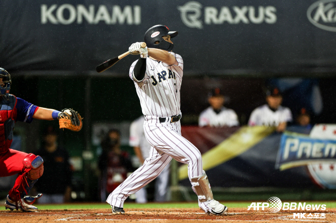 Shota Morishita (25, Hanshin Tigers), outfielder of the Japanese national baseball team. 사진=AFPBBNews=News1