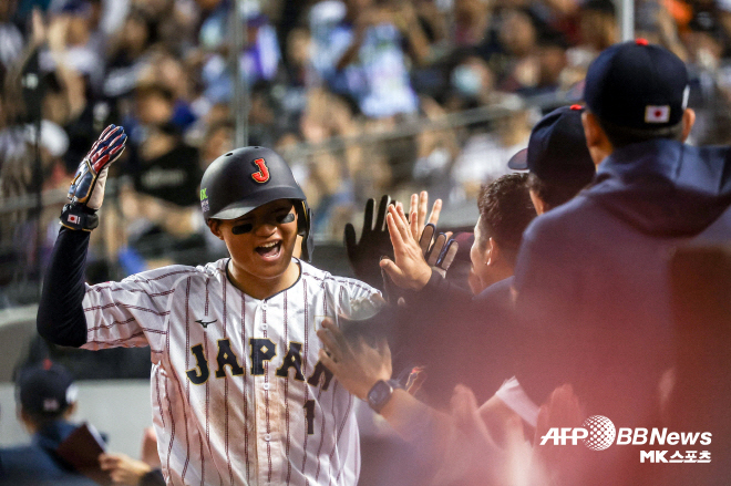 Shota Morishita (25, Hanshin Tigers), outfielder of the Japanese national baseball team. 사진=AFPBBNews=News1