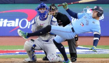 George Springer has two-hit night in return to Blue Jays' lineup