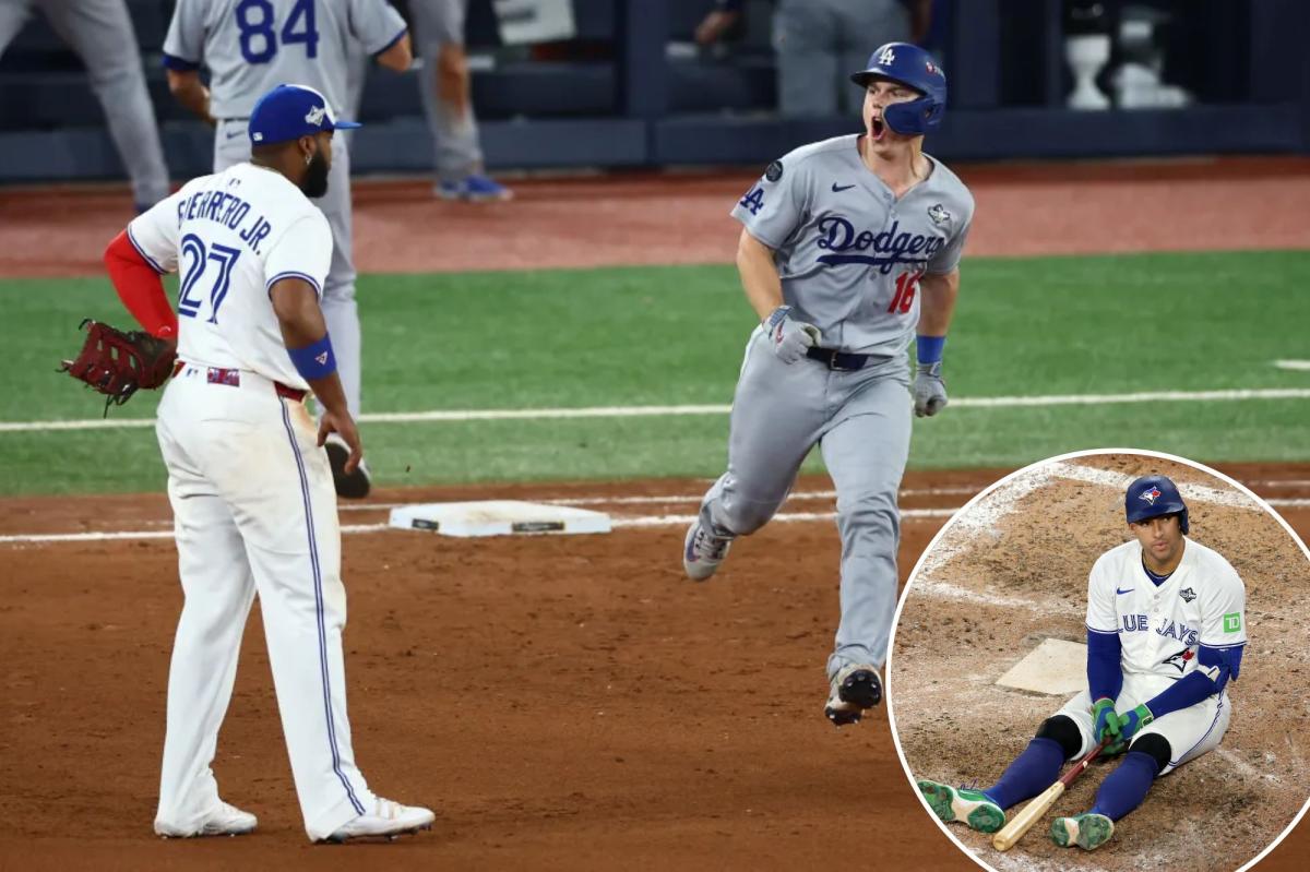 Blue Jays' best not enough for juggernaut Dodgers