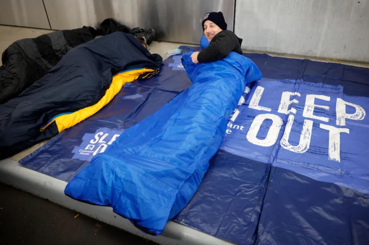 Brian Cashman jokes about being a meme at Sleep Out charity event