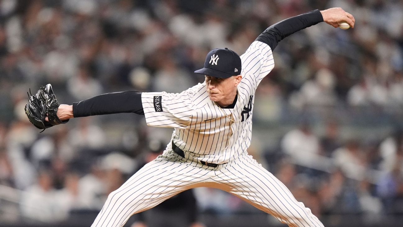 Sources: Yankees pick up Hill's '26 option, decline Loaisiga's