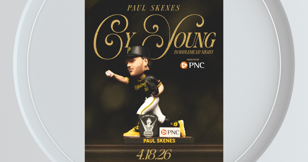 Pirates to celebrate Paul Skenes's Cy Young Award with special bobblehead next season