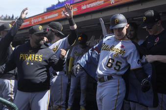 Source: Pirates sign outfielder Jack Suwinski and right-handed reliever pitcher Yohan Ramírez to one-year deals to keep both of them on their roster