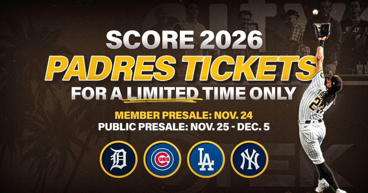 San Diego Padres 2026 single-game ticket presale