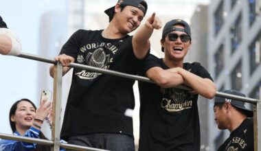 Shohei Ohtani leads Los Angeles Dodgers in World Series parade celebration