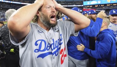 Dodgers' Kershaw ends career unaware at first that he won World Series again