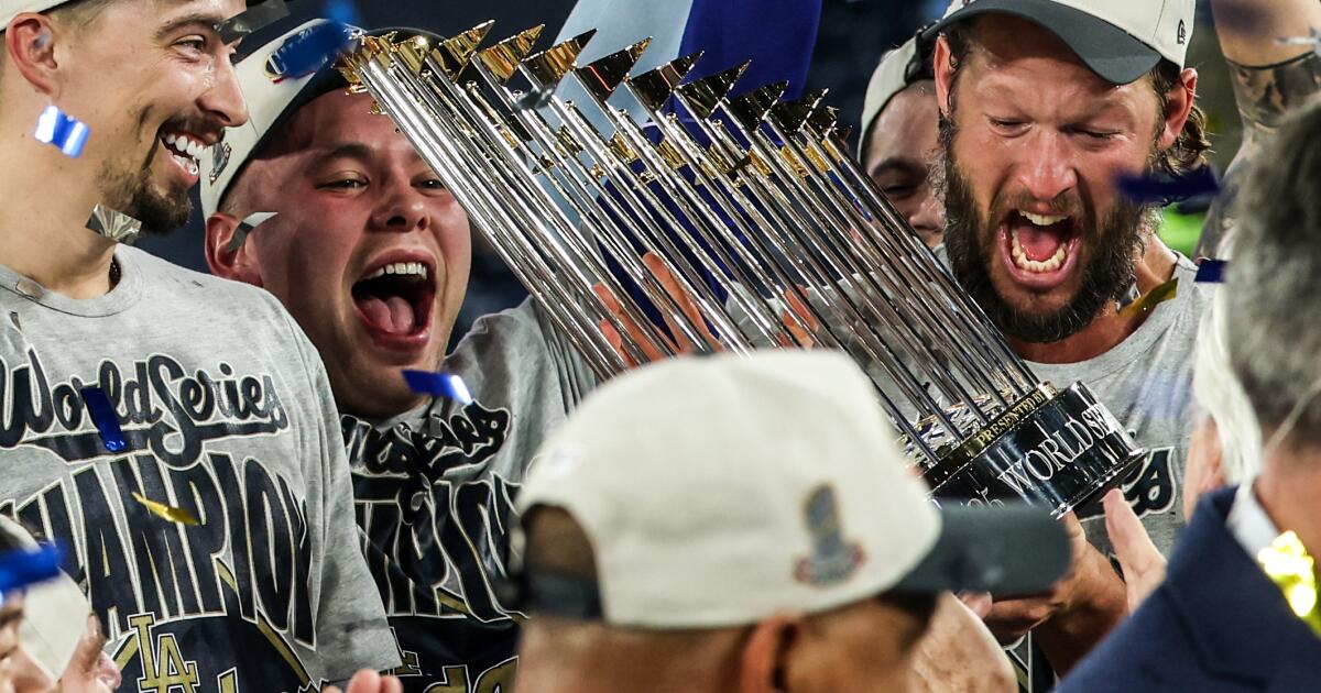 Dodgers celebrate World Series win with parade and rally on Monday