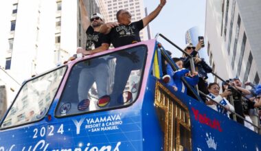 When is the Dodgers' championship parade and rally on Monday?