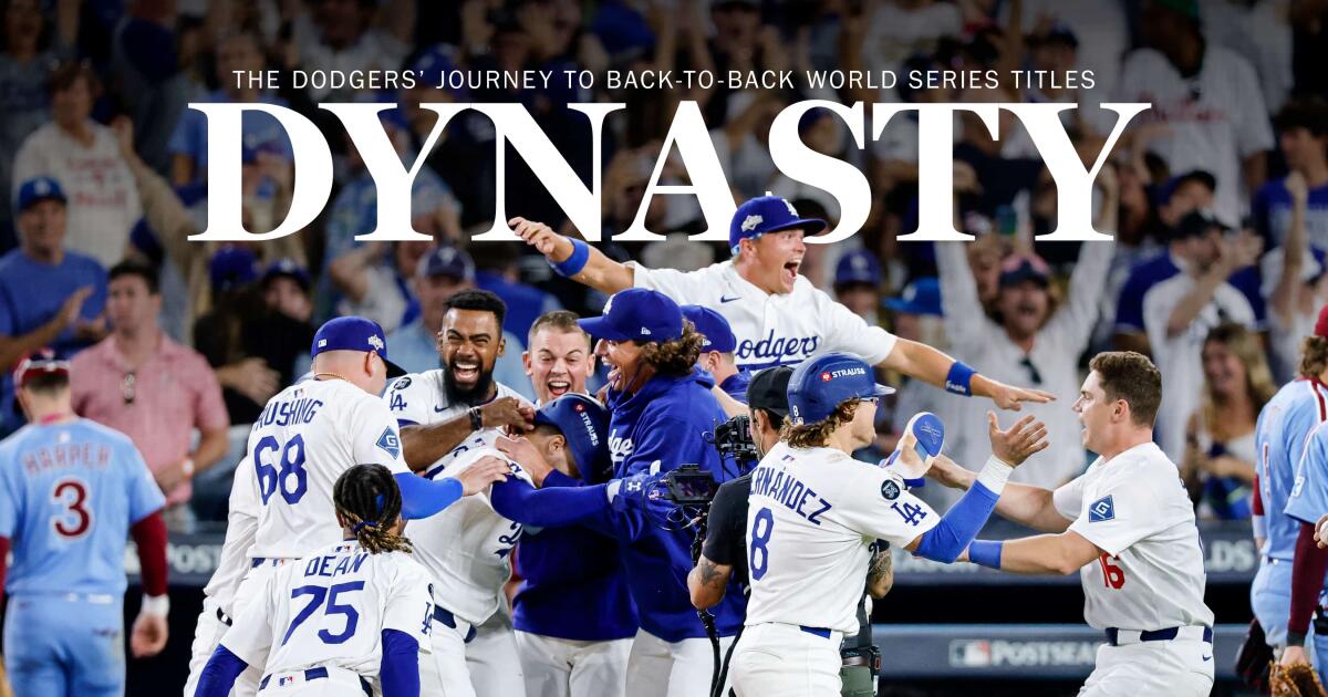 L.A. Times book commemorating Dodgers' World Series win on sale now