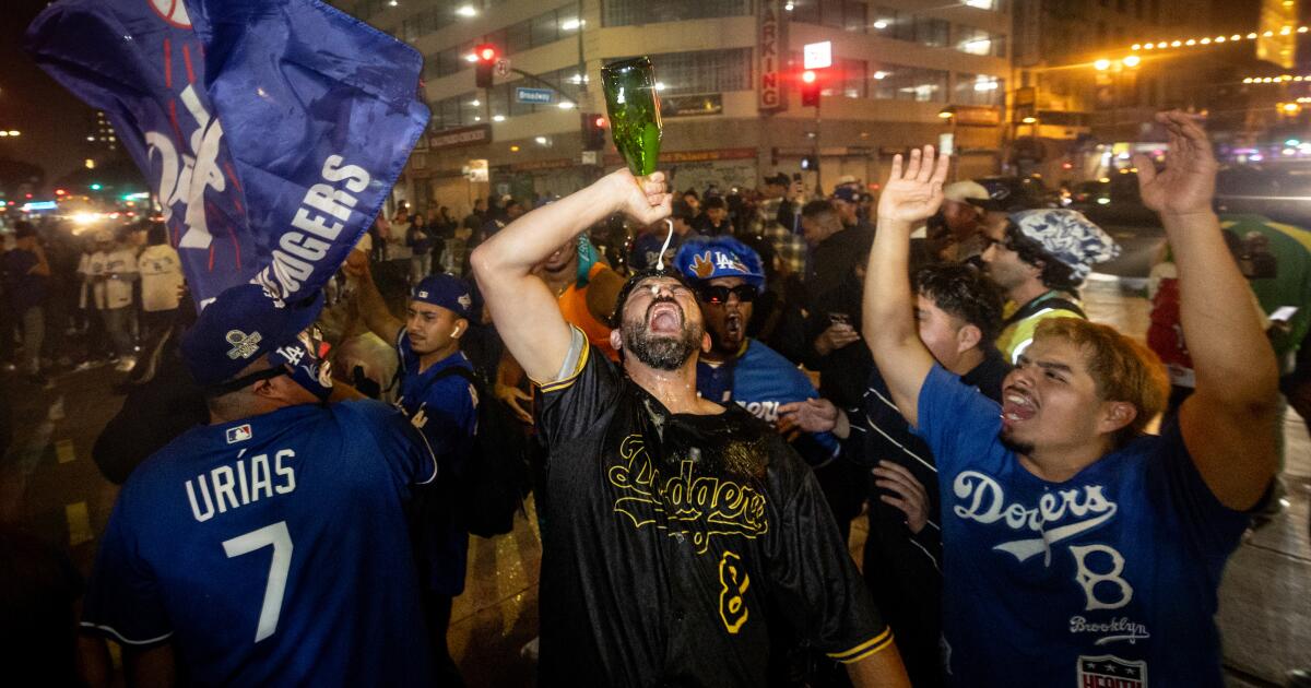 Photos: Los Angeles celebrates Dodgers' first back-to-back World Series championship