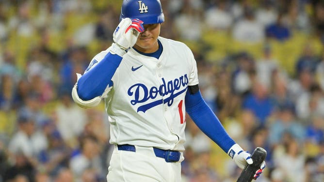 Shohei Ohtani of the Los Angeles Dodgers