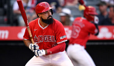 Atlanta Braves v Los Angeles Angels