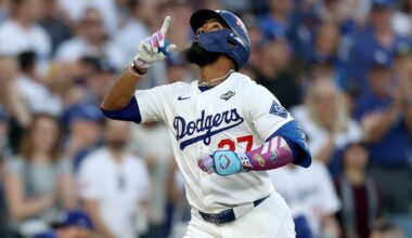 Los Angeles Dodgers outfielder Teoscar Hernandez