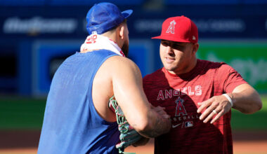 Los Angeles Angels v Toronto Blue Jays