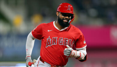 Los Angeles Angels outfielder Jo Adell