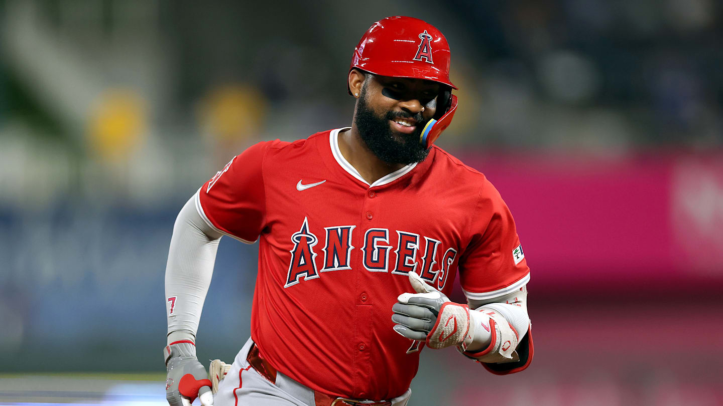 Los Angeles Angels outfielder Jo Adell