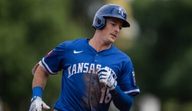 Kansas City Royals outfielder Mike Yastrzemski
