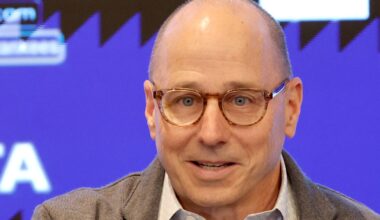 New York Yankees General Manager Brian Cashman...