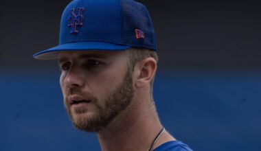 Former New York Mets first baseman Pete Alonso.