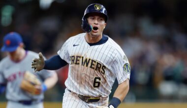 MLB: AUG 10 Mets at Brewers
