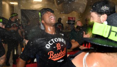 Wild Card Series - Detroit Tigers v Cleveland Guardians - Game Three