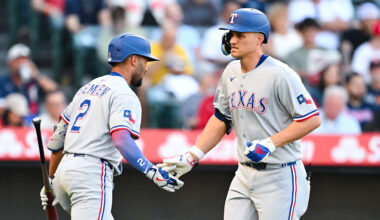 Texas Rangers v Los Angeles Angels