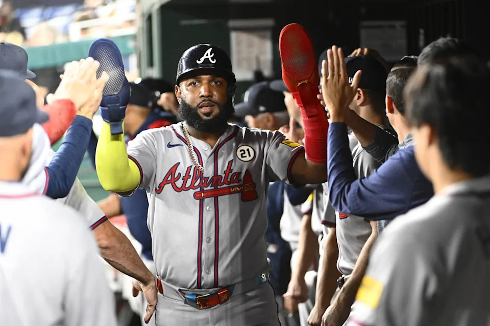 Marcell Ozuna. Credit: Brad Mills-Imagn Images.
