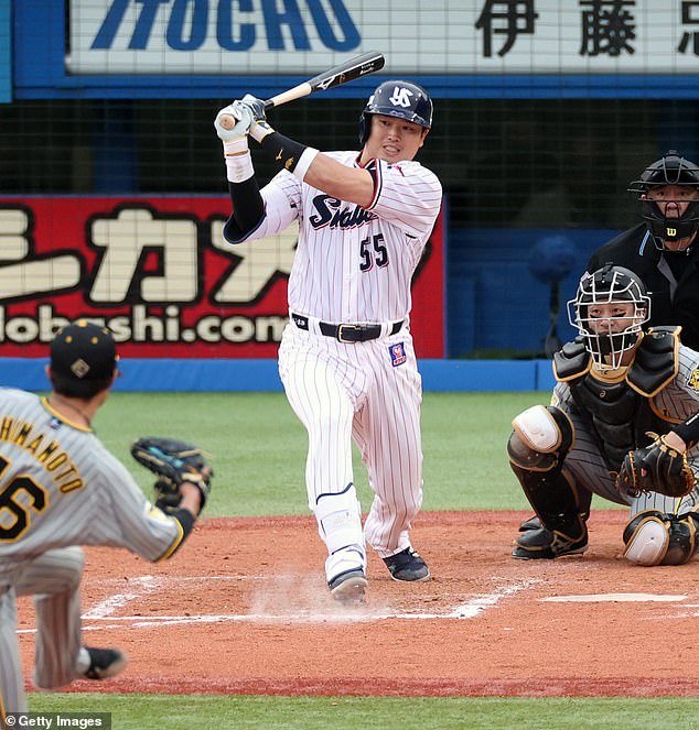 Murakami hit 56 homers in 2022 to break Sadaharu Oh's record for a Japanese-born player in the Nippon league while becoming the youngest player to earn Japan's Triple Crown