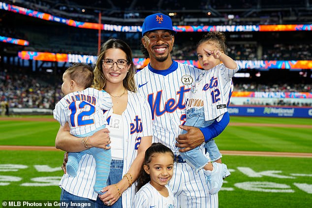 Katia Reguero Lindor shares three children with the New York Mets' All-Star shortstop