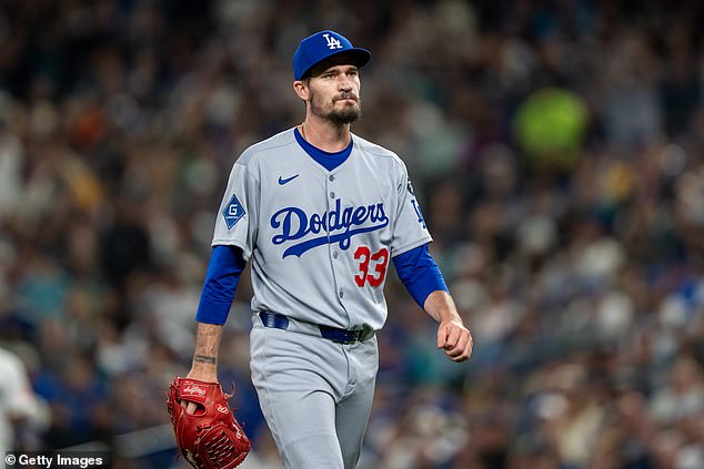 Heaney last played for the Dodgers in September and won the World Series just two years ago