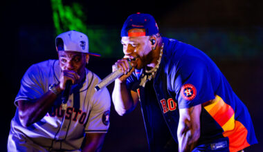 Flo Rida in his Astros jersey rocks the night at Daikin Park during the 'Diamond Dreams' gala (Photo courtesy of Houston Astros)