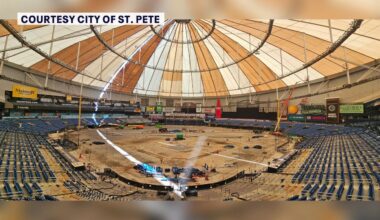 St. Pete officials confident Tropicana Field’s repairs will be done by Opening Day