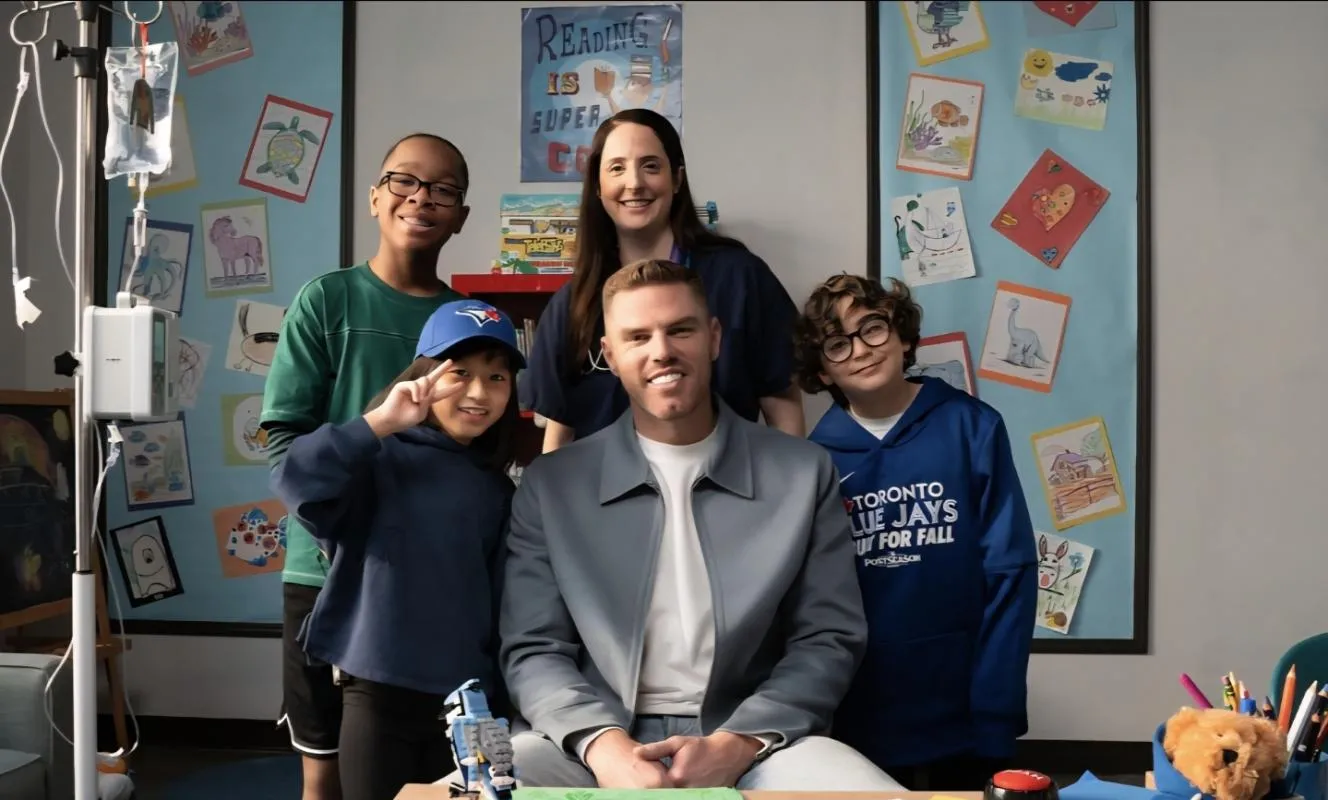 Freddie Freeman roasted by young Blue Jays fans in comic holiday fundraiser spot