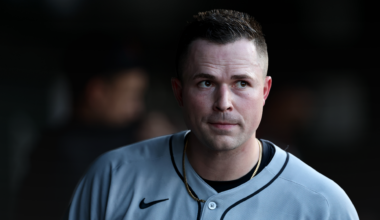 Tarik Skubal during a Tigers game as reports claim a blockbuster trade sending the Cy Young winner to the Dodgers is nearly complete.