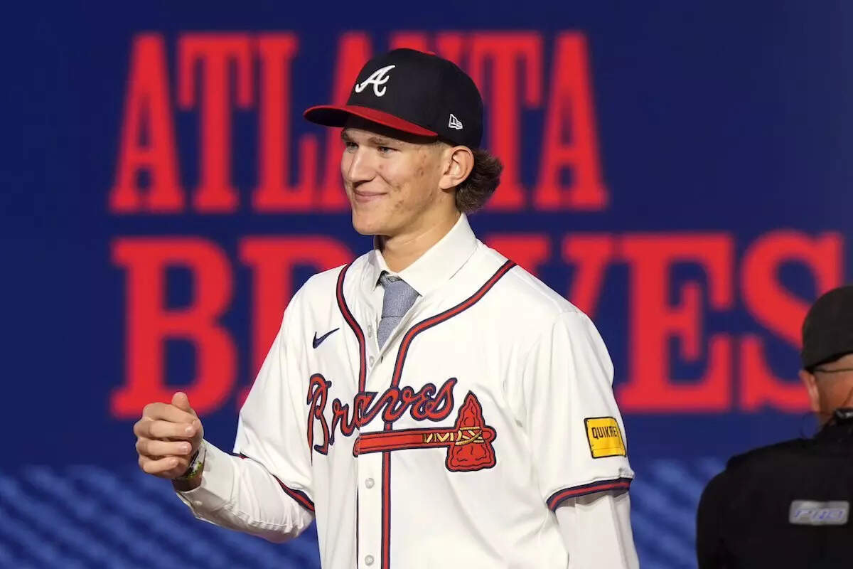 Cam Caminiti of Atlanta Braves (Image via Getty) Cam Caminiti of Atlanta Braves