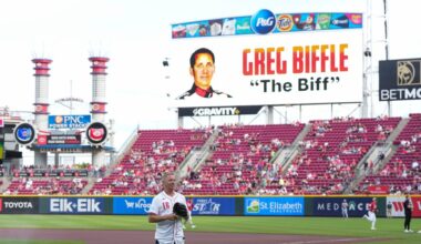 Greg Biffle, who died in plane crash, threw out first pitch at Reds game last season