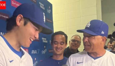 Throwback: Shohei Ohtani's heartfelt gesture gifting Dave Roberts a toy Porsche after passing him for a Los Angeles Dodgers home run record | MLB News