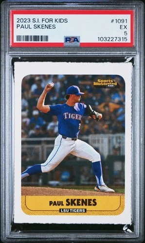 2023 S.I. For Kids #1091 Paul Skenes PSA 5 - Picture 1 of 2