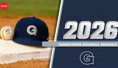 Georgetown Baseball Announces 2026 Schedule Presented by Coca-Cola