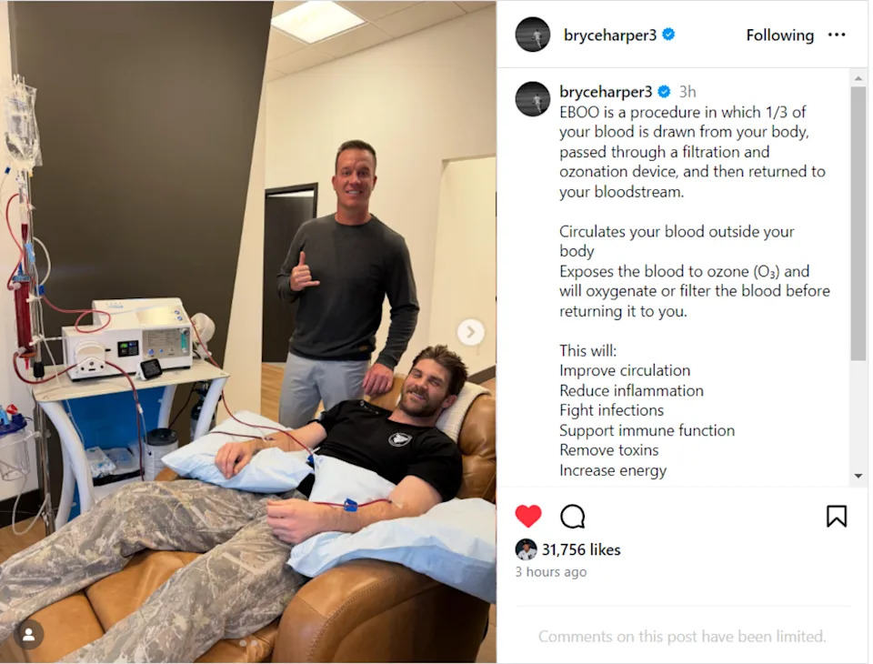 Philadelphia Phillies first baseman Bryce Harper's Instagram Post on Dec. 5, 2025&commat;bryceharper3 on Instagram