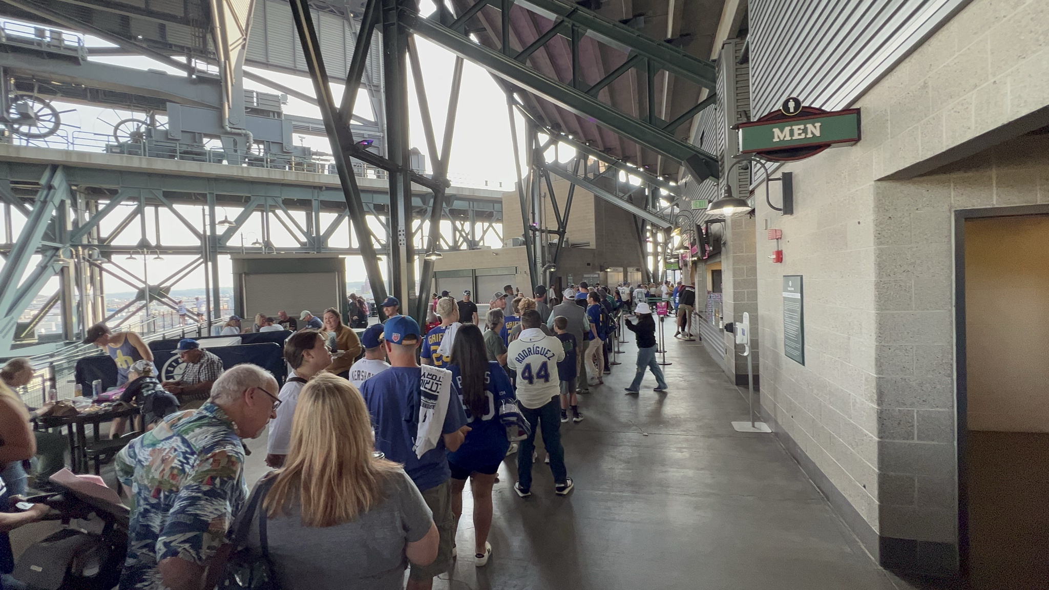 This line is actually a line for Moto Pizza. T-Mobile Park. September 16, 2025