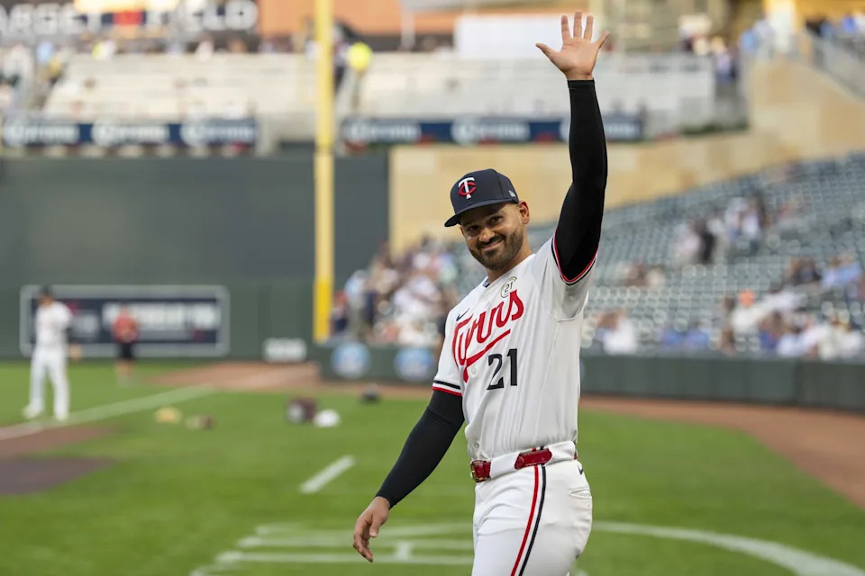 Minnesota Twins starting pitcher Pablo Lopez. © Jesse Johnson-Imagn Images